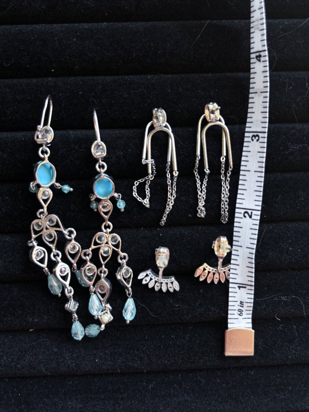 Silver earring bundle - Picture 2 of 2